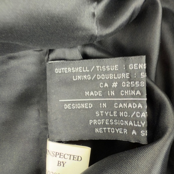 Danier Leather Black Flared Pants Women's Size 6 US - Picture 6 of 13